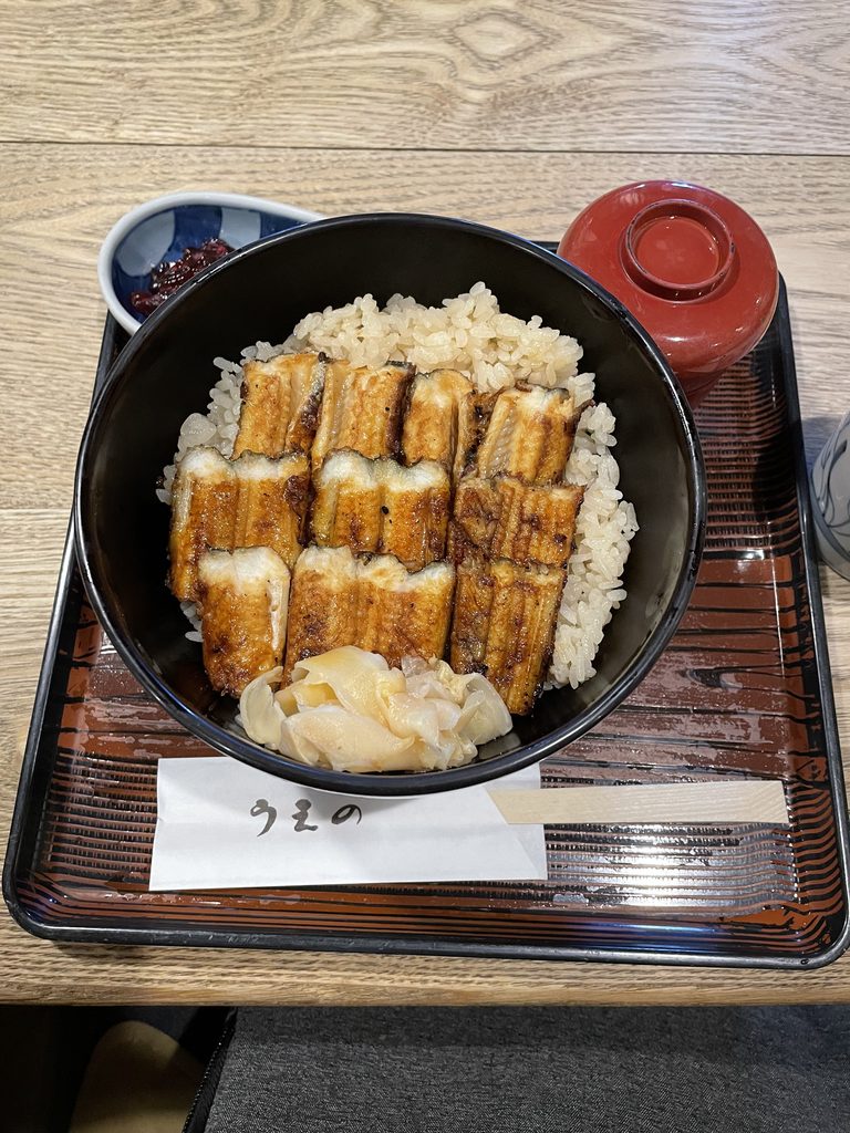 あなごめしうえのの穴子飯の並のセット