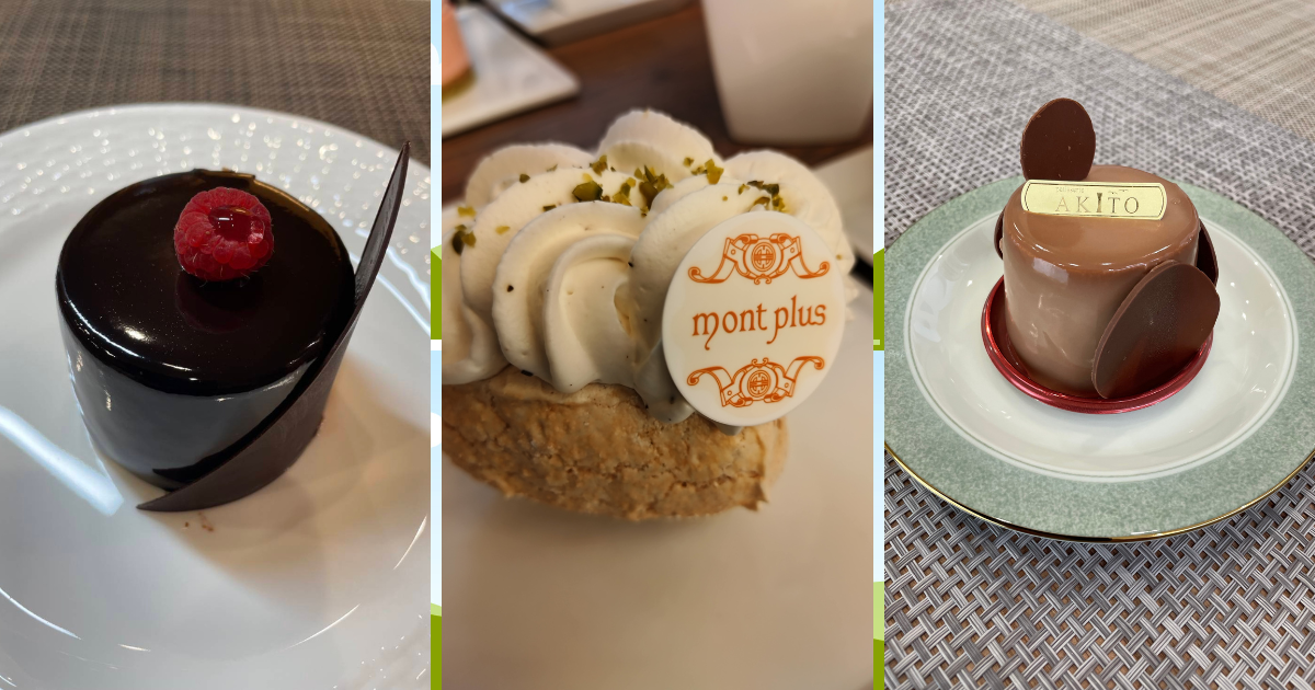 神戸スイーツおすすめ5選の5店舗のスイーツ
