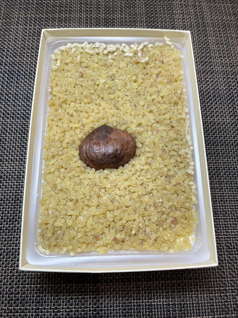 夢の里やながわの丹波伝心 和のモンブランの中身